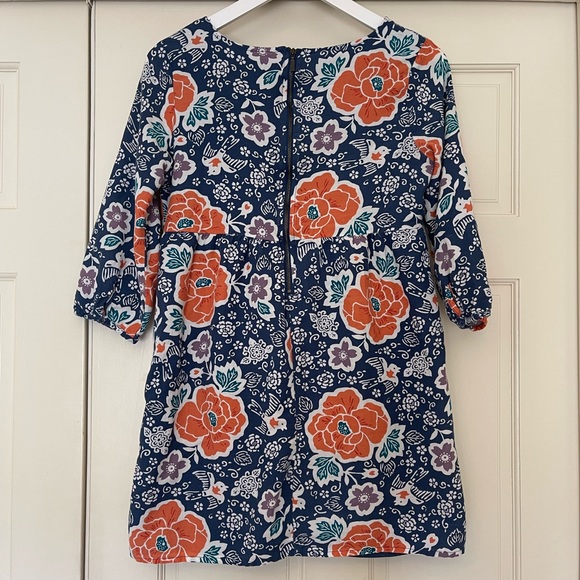 Old Navy Blue Floral Print Summer Dress - Picture 3 of 7